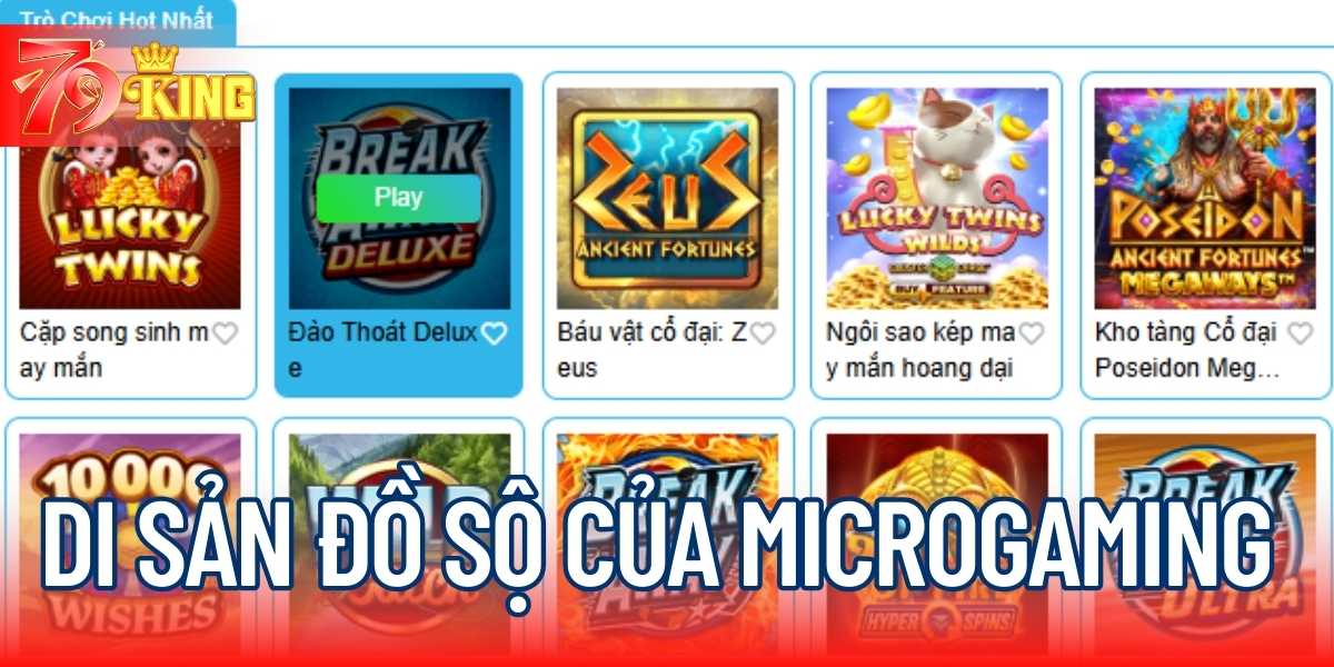 Di sản đồ sộ của Microgaming