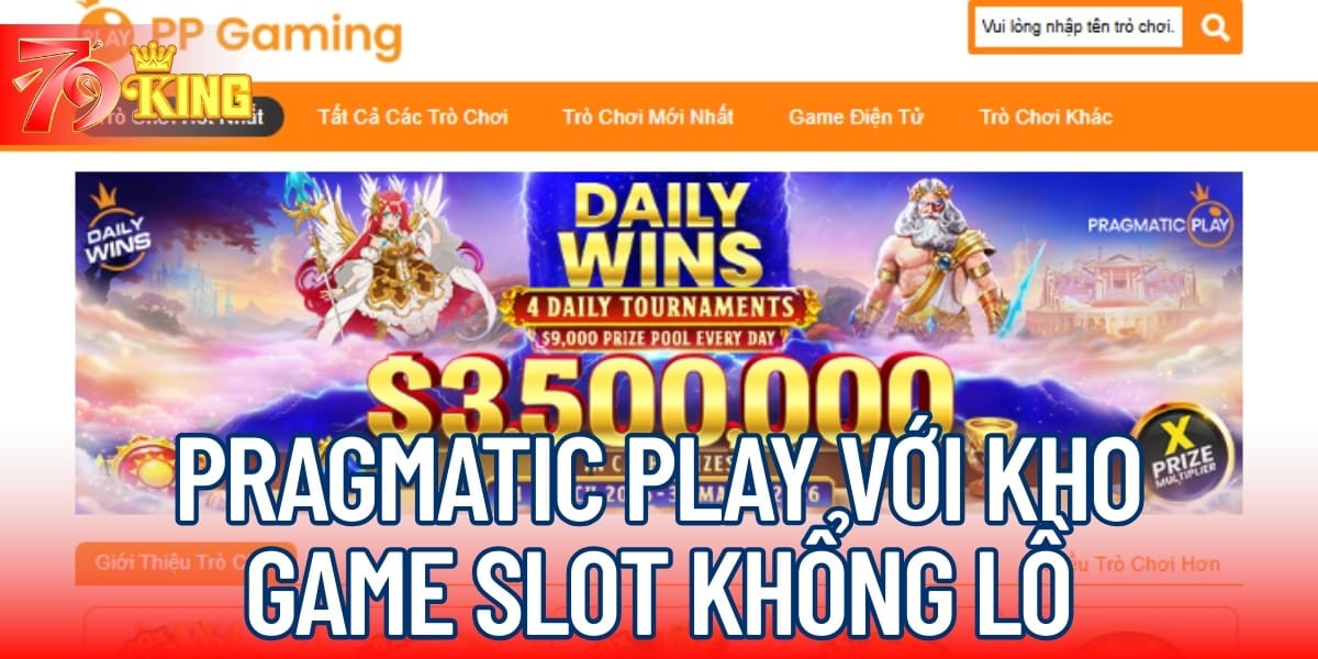 Pragmatic Play với kho game slot khổng lồ